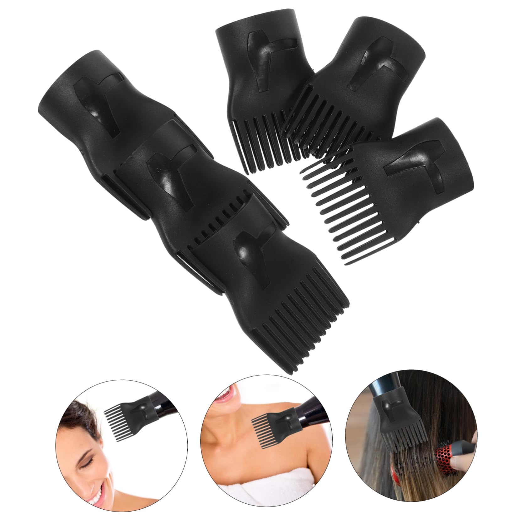 AUTSUPPL Hair Dryer Diffuser Nozzle Universal Attachment for Blow Dryer Peine Universal De Comb
