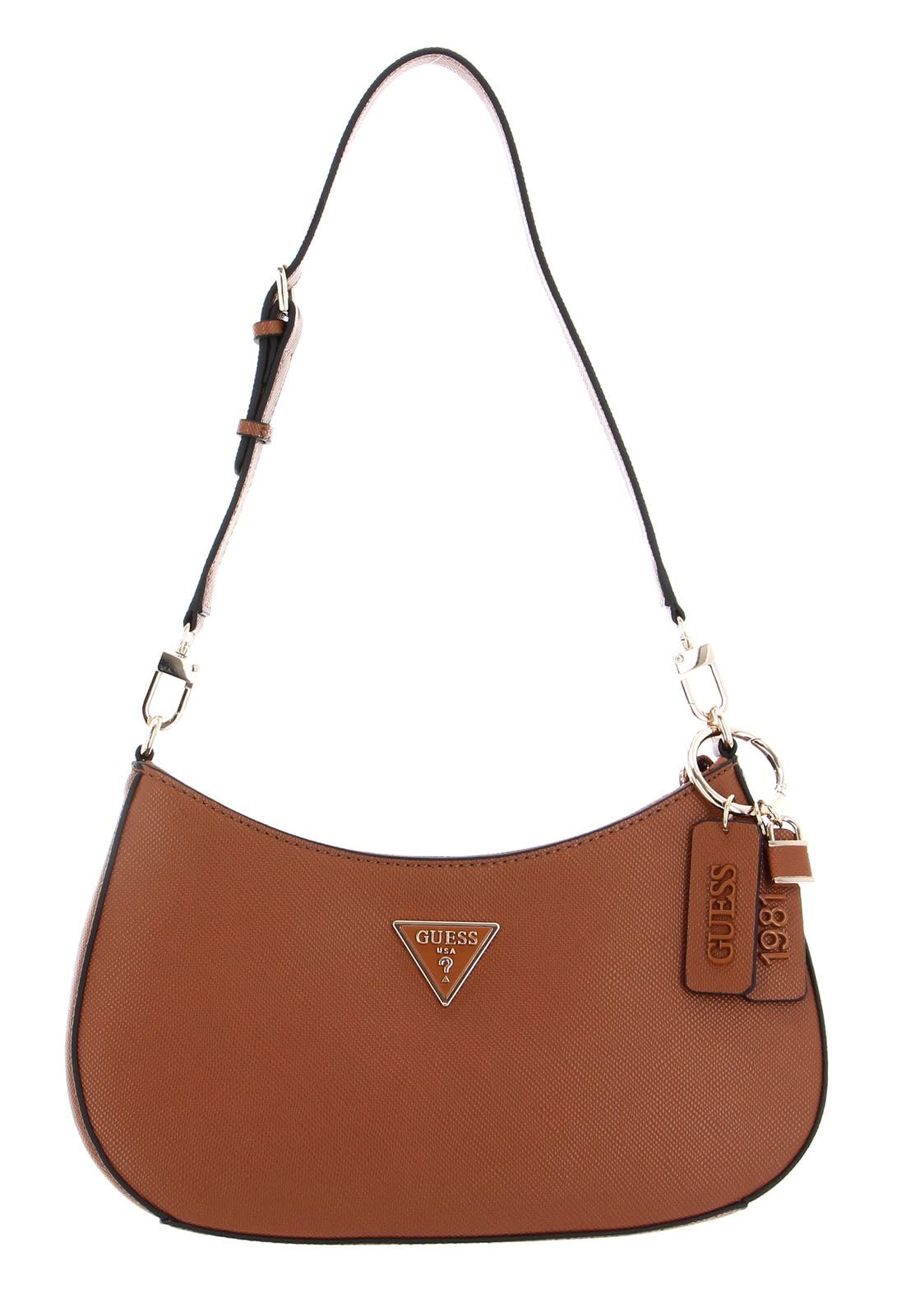 GUESS Womens Noelle Top Zip Shoulder Bag Handbag (pack of 1)