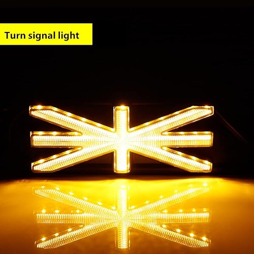 Miniatura 5 de ADIIL Union Jack estilo ahumada lente ámbar marcador lateral indicador LED para mini Cooper R55 R56 R57 R58 R59 luces de marcador laterales