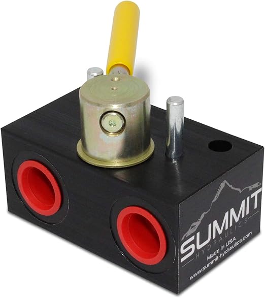 Hydraulic Rotary Selector Diverter Valve, 3 Way, 20 GPM