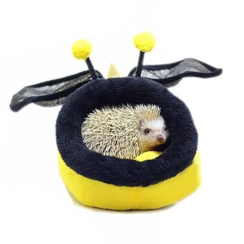 Winterworm - Cama de felpa suave para mascotas con almohadilla extraíble para hámster, erizo, cobaya y gato…