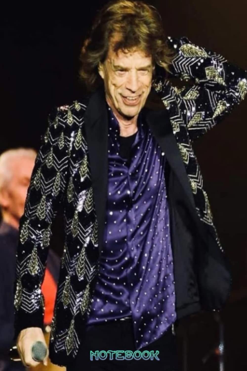 Notebook : Mick Jagger Notebook Journal Daily Planner | Gift For Fans | Christmas , Thankgiving Notebook #788