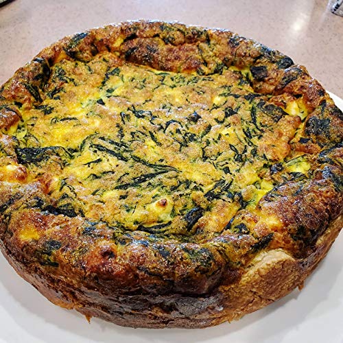Fresh Homemade Spinach & Feta Quiche 9