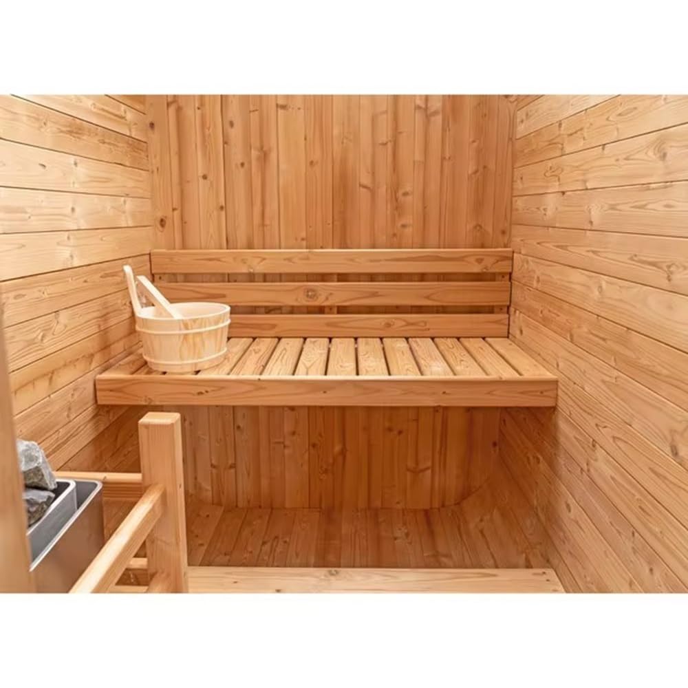 Amazon.co.jp: 家庭用サウナ 1-2 人用 室内/屋外 組み立て式 天然ツガ