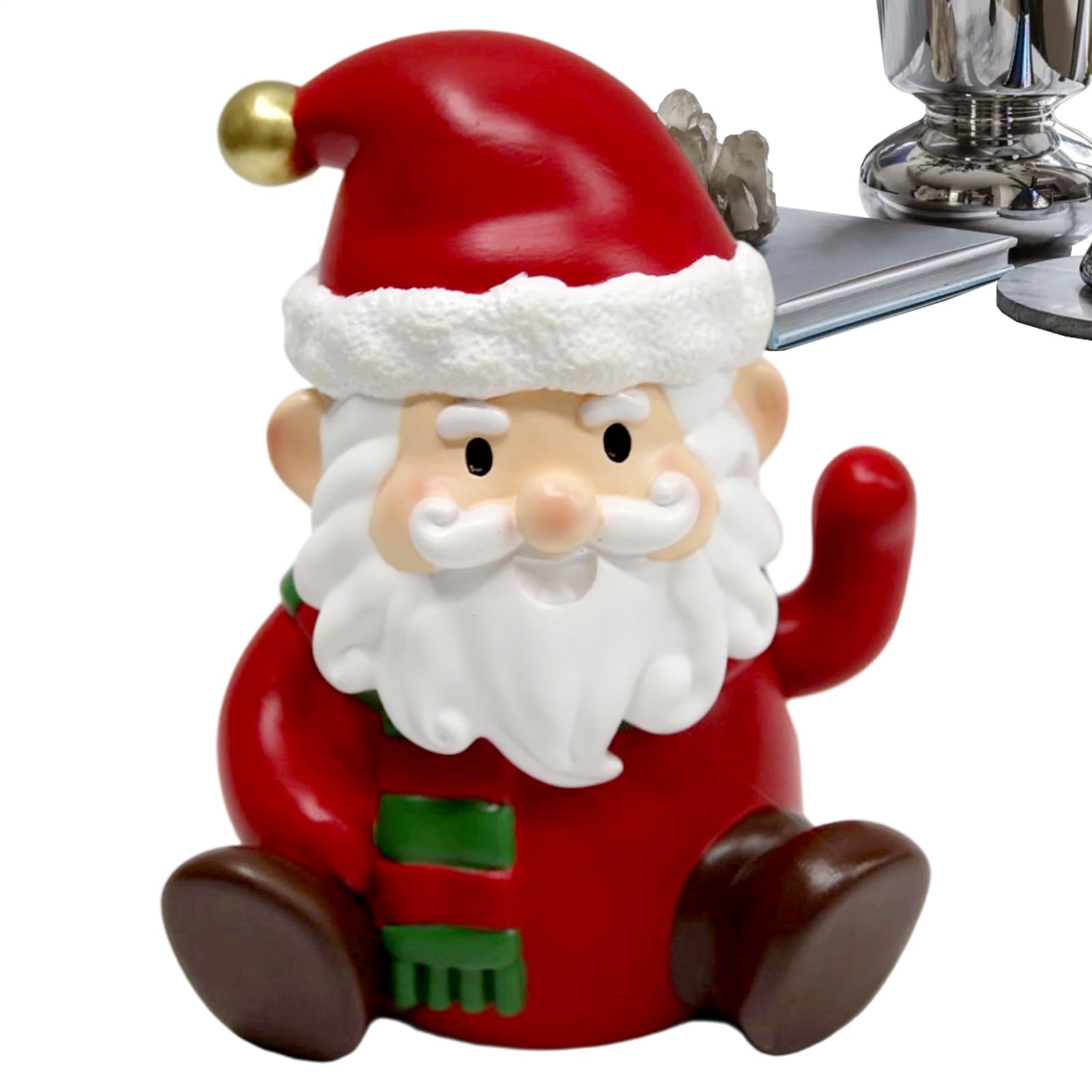 Statues de Noël animées pour égayer votre bureau et table de cuisine d'hiver