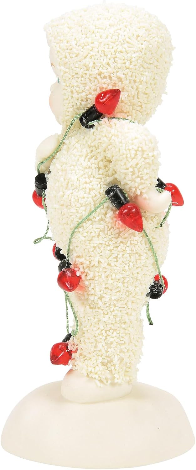 Department 56 Snowbabies Christmas Jubilee Cloaked in Christmas Spirit Figurine, 4.13 Inch, Multicolor