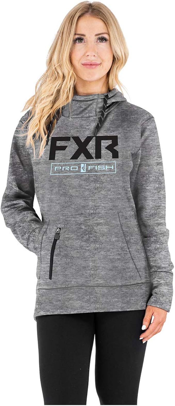 FXR Grey Heather/Sky Blue Womens 