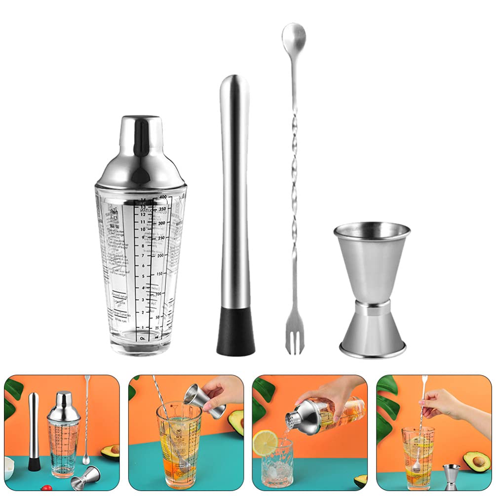 Cabilock 1set Utensili Per Cocktail Acciaio Inossidabile Accessori Per Cocktail Professionali Design Elegante e Stabile Facile Da Tenere e Utilizzare Ottimo Per Aperitivi e Feste