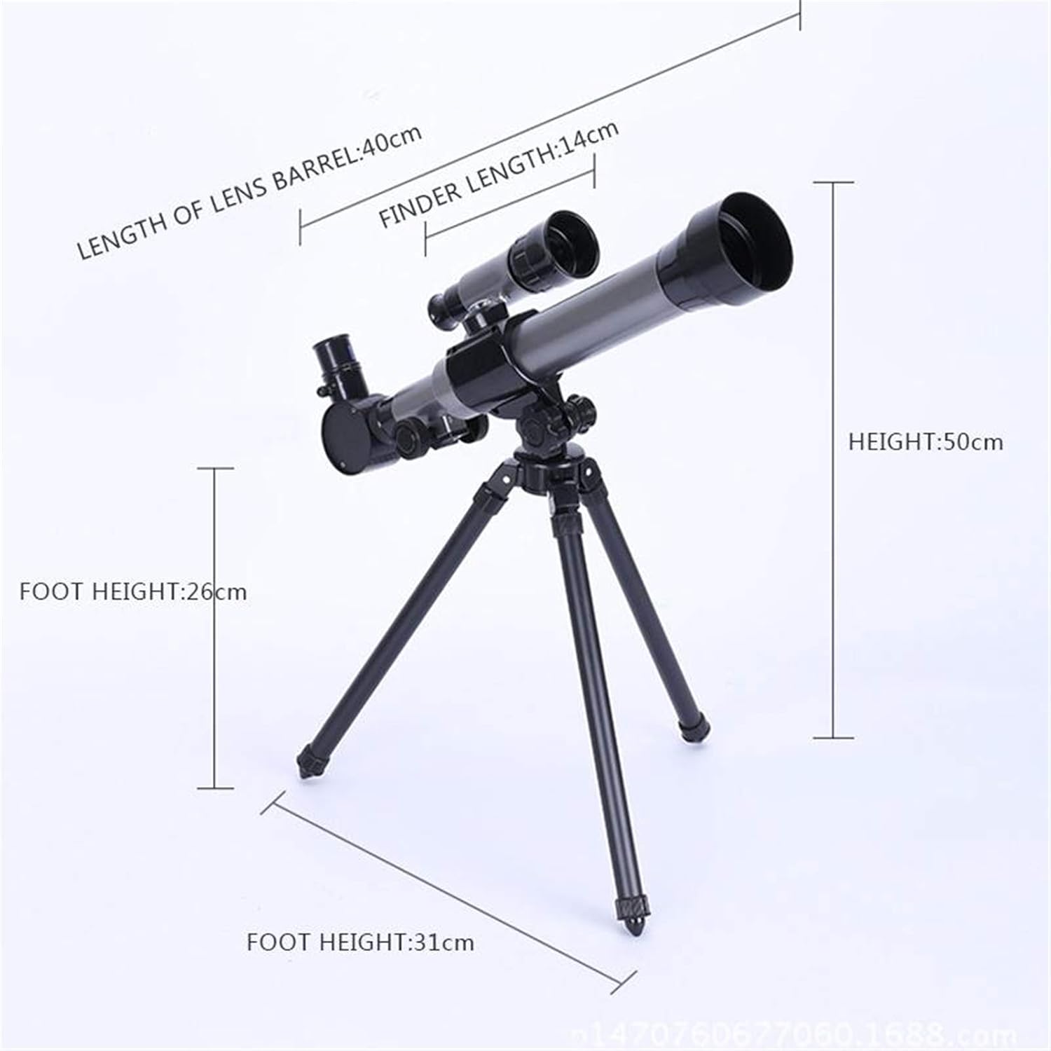 Updated Newest Telescopes for Astronomy 20X 30X 40X Telescope for Kids Beginners with Adjustable Tripod 3X Barlow Lens and Moon Filter Hd Refractor Telescope
