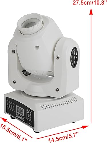 Miniatura 5 de Bruce & Shark Luz principal móvil, 124 Cabeza móvil 120W 8Gobo Iluminación de escenario RGBW LED DJ DMX Beam Bar Party Light