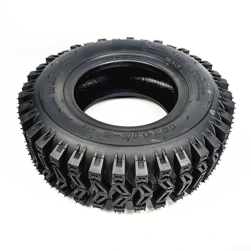 Pneumatico in gomma tubeless 13x4.10-6 per ATV Piccolo Snowplow Golf Cart 4-Ply Valutazione Battistrada antiscivolo Pressione massima 24psi