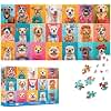 Reofrey Puzzle 1000 Pieces - Dog Portrait Grid Special Shape Puzzle for Adults 41 x 80 cm Impossible Classic Puzzles Family Game & Wall Decoration Puzzle Lovers