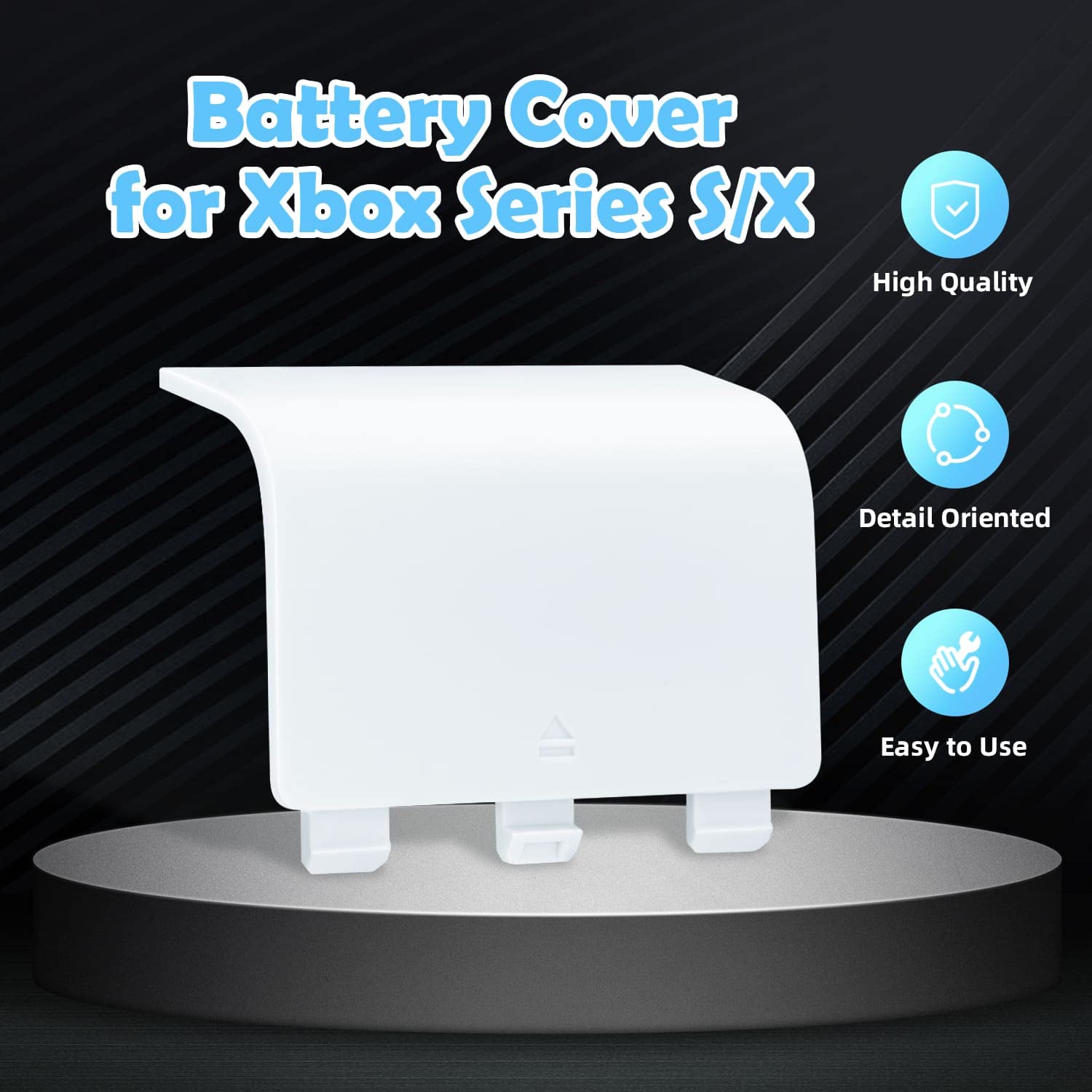 TCOS TECH Xbox Series X Xbox Series S Controller Replacement Battery Pack Cover Shell - White (B0B1949HQR) Amazon Price History, Amazon Price Tracker