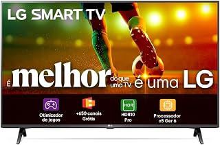 🟠 Smart TV 43" LG Full HD 43LR6700 Processador α5 Ger6 AI Alexa integrado LG Channels webOS 23 compatível com Controle