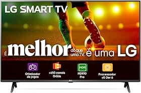 Smart TV 43" LG Full HD 43LR6700 Processador α5 Ger6 AI Alexa integrado LG Channels webOS 23 compatível com Controle Smart Magic