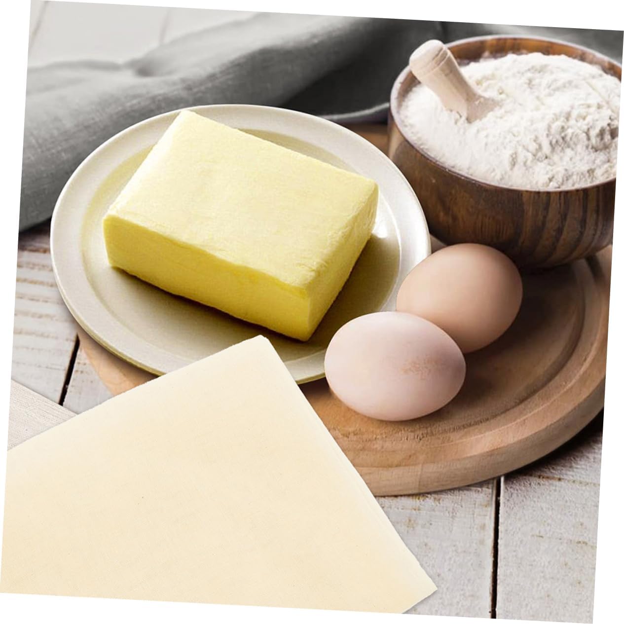 SOLUSTRE Cheese Making Supplies: 2-piece Cheese Cloth Straining for Yogurt Tofu and More Easy to Use