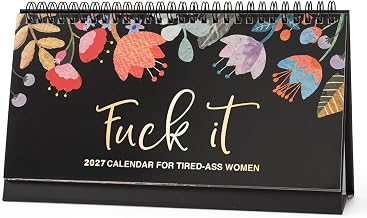 2027 Calendar, Funny Fuck It Calendar Gifts for Women | Funny Monthly Calendar for Home Office Desk (2027 Long)