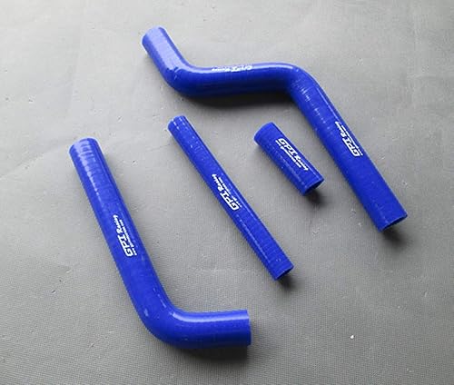 Miniatura 2 de Para 1996-2018 Yamaha YZ125 YZ 125 Manguera de radiador de silicona 1997 1998 1999 2000 2001 2002 (azul)