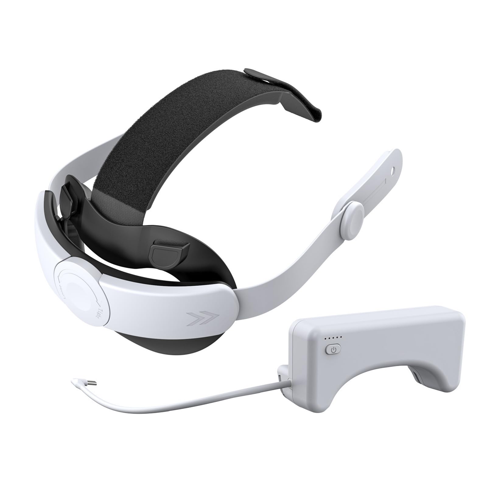 Diadema con batería para 3 / 3S 18500 MWh, correa de carga rápida de repuesto para mayor comodidad y tiempo de reproducción, auriculares de realidad virtual, acolchado cómodo