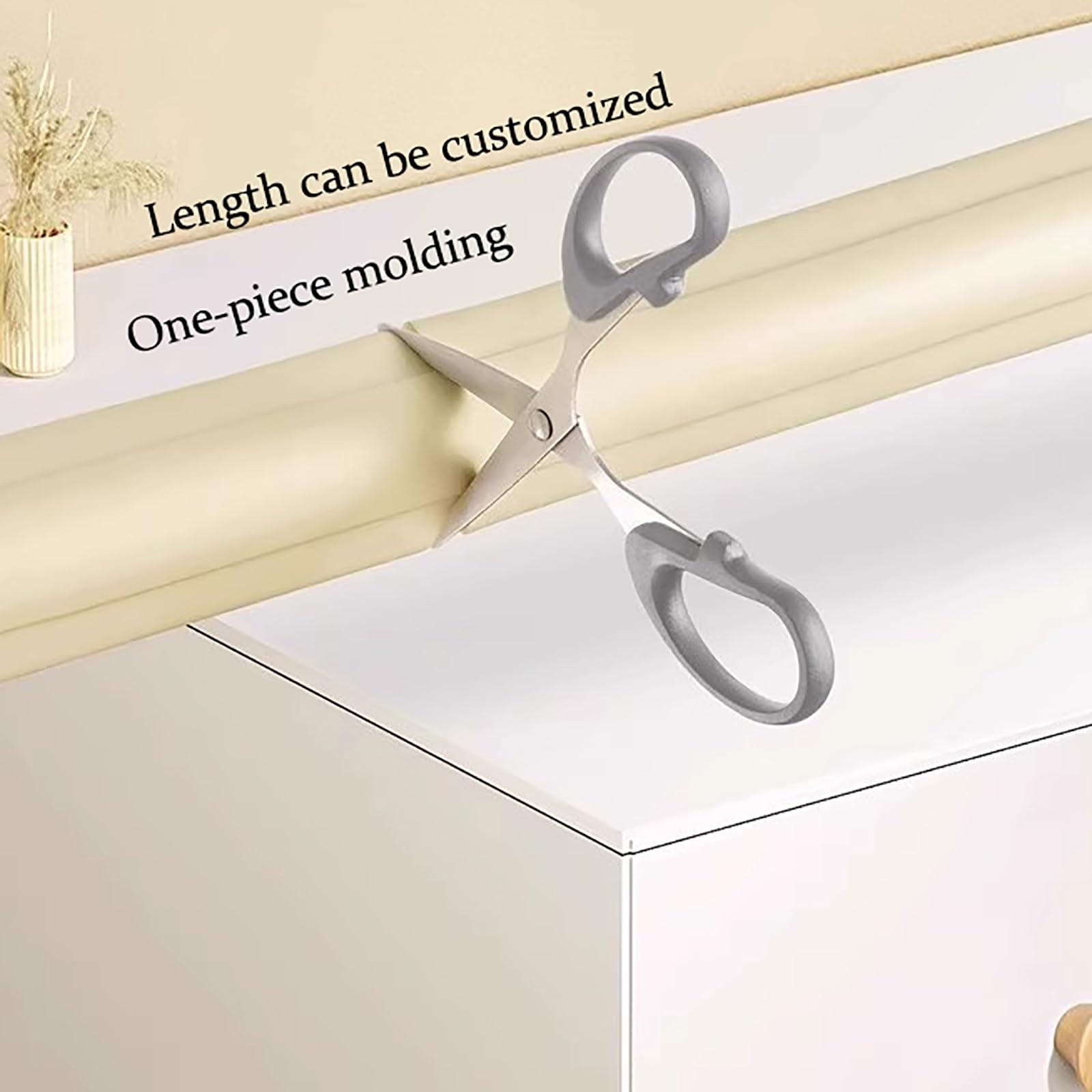 Möbelkanten- und Eckenschutz, for Tisch, Kamin, Arbeitsplatte, Eckenschutz, Schutz mit Selbstklebender Rückseite, weicher Eckenschutz for Möbelkanten(Beige,600cm/236.2in)