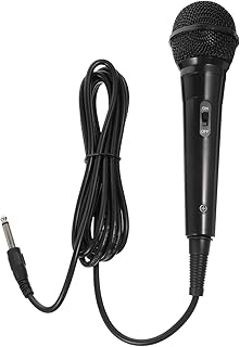 HEALLILY Wired Microphone 5mm Computer Microphone Studio PC Mic Condenser Vocal Microphone Cardioid Recording Mic for Gaming Streaming Podcast Chatting Black PC Mics