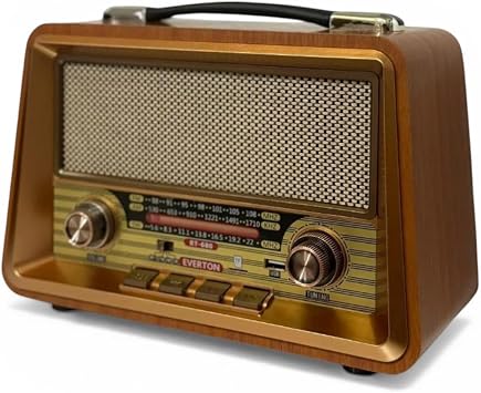 RT-680 Gerçek Ahşap Eskitme Bluetooth Hoparlör Mp3 Çalar Müzik Kutusu Nostaljik Radyo