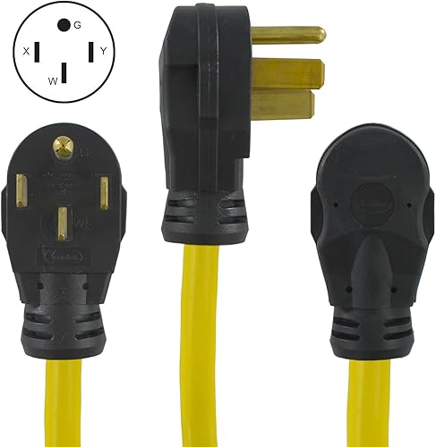 Miniatura 11 de Conntek 14340 RV adaptador espiralado RV, enchufe macho de 30A a conector hembra de 15/20A de EE. UU.