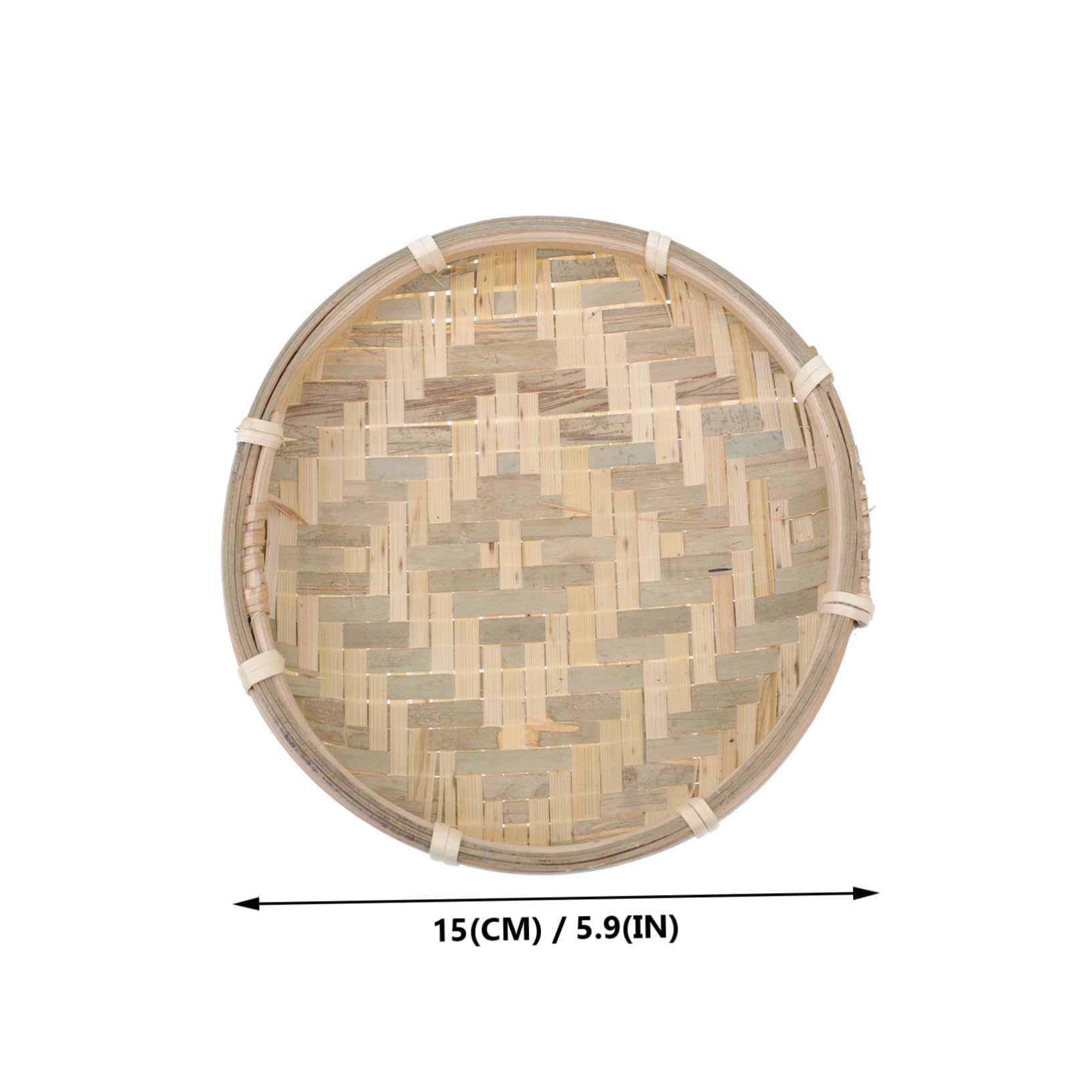 OFFSCH Woven Snack Holder Pastoral Style Dessert Tray for Serving Pastries and Treats for Family Gatherings Parties and Restaurants