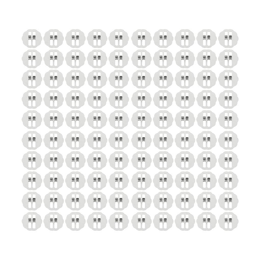 100pcs Wood Candle Wick Base Clips Wicks Holder Flower Shape Sustainer Support Devices Handmade Wax Centering Stand