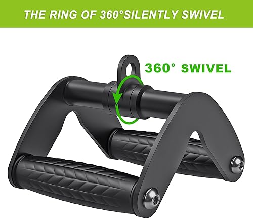 Miniatura 4 de SELEWARE Cuerda de tríceps con extremos de goma, accesorios para máquina de cable para gimnasio, 28 pulgadas36 pulgadas, cuerda universal para