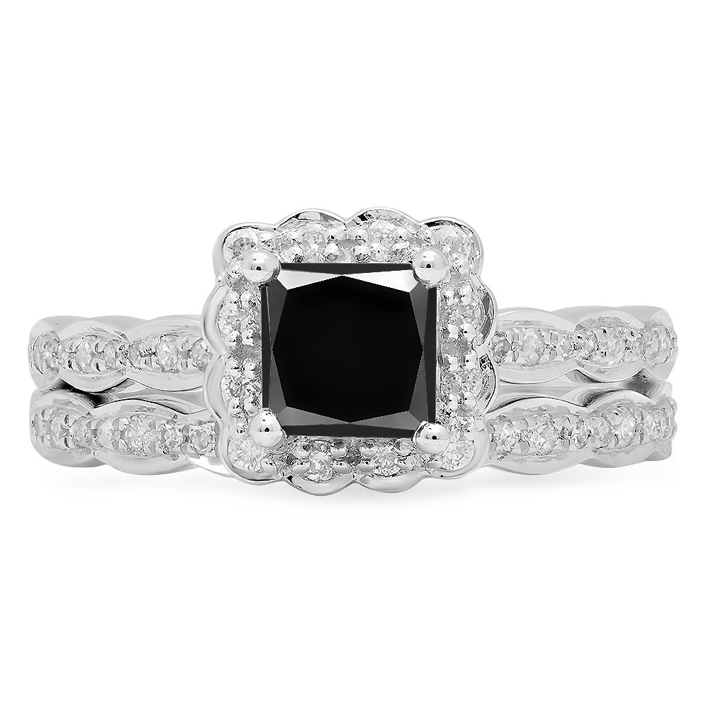 Amazon.com: Dazzlingrock Collection 1.80 Cttw 10K Black