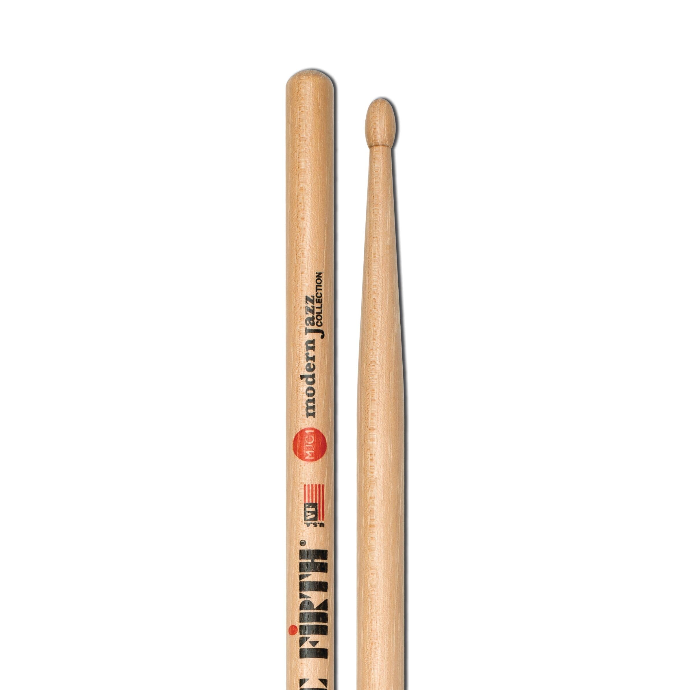Vic FIrth - Modern Jazz Collection Drumsticks MJC1 - American Hickory - Oval Wood Tip