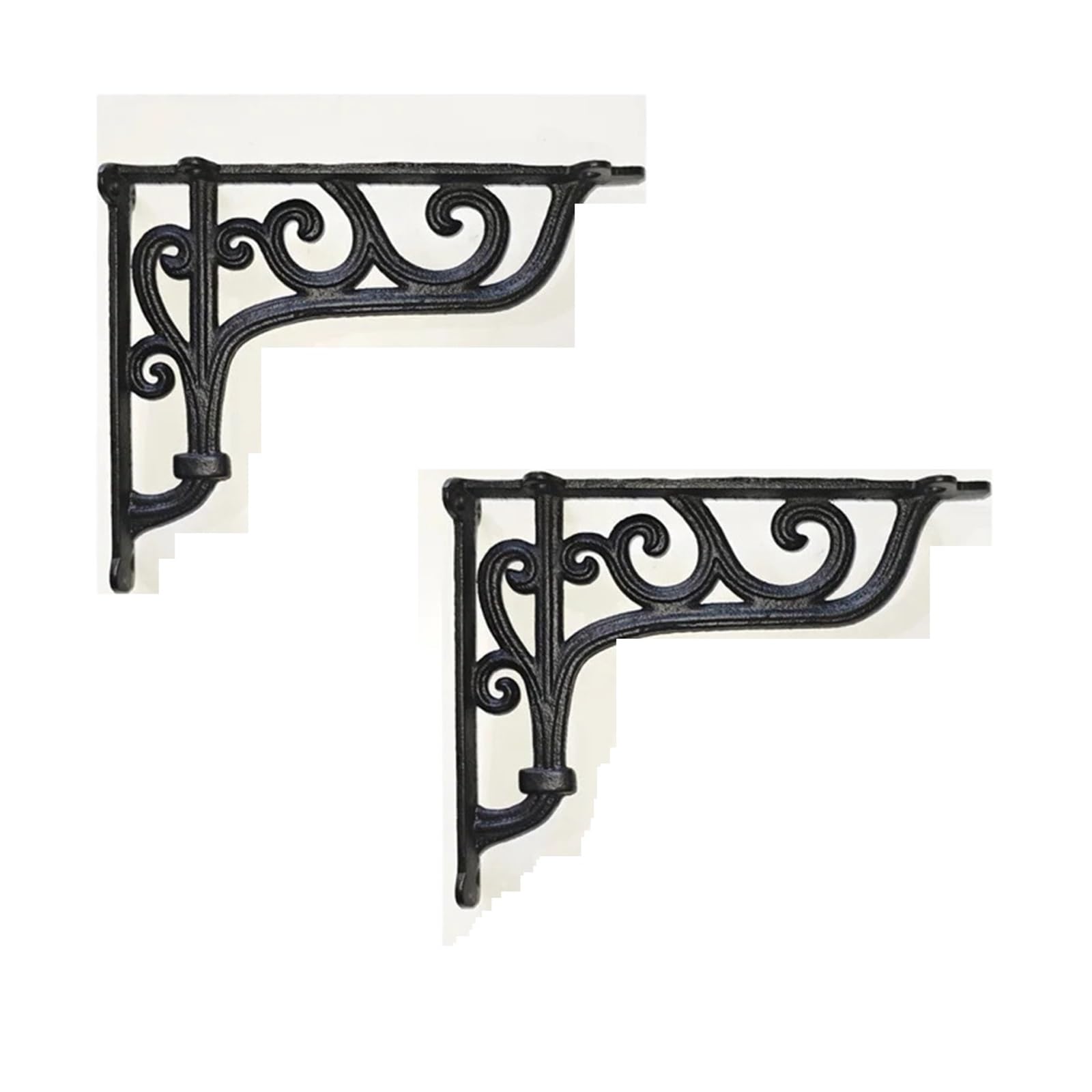 2pcs Cast Iron Shelf Bracket for Floating Shelves