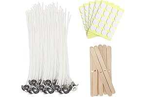 100 Pcs Candle Wicks - Your Ultimate Candle Making Supply Kit