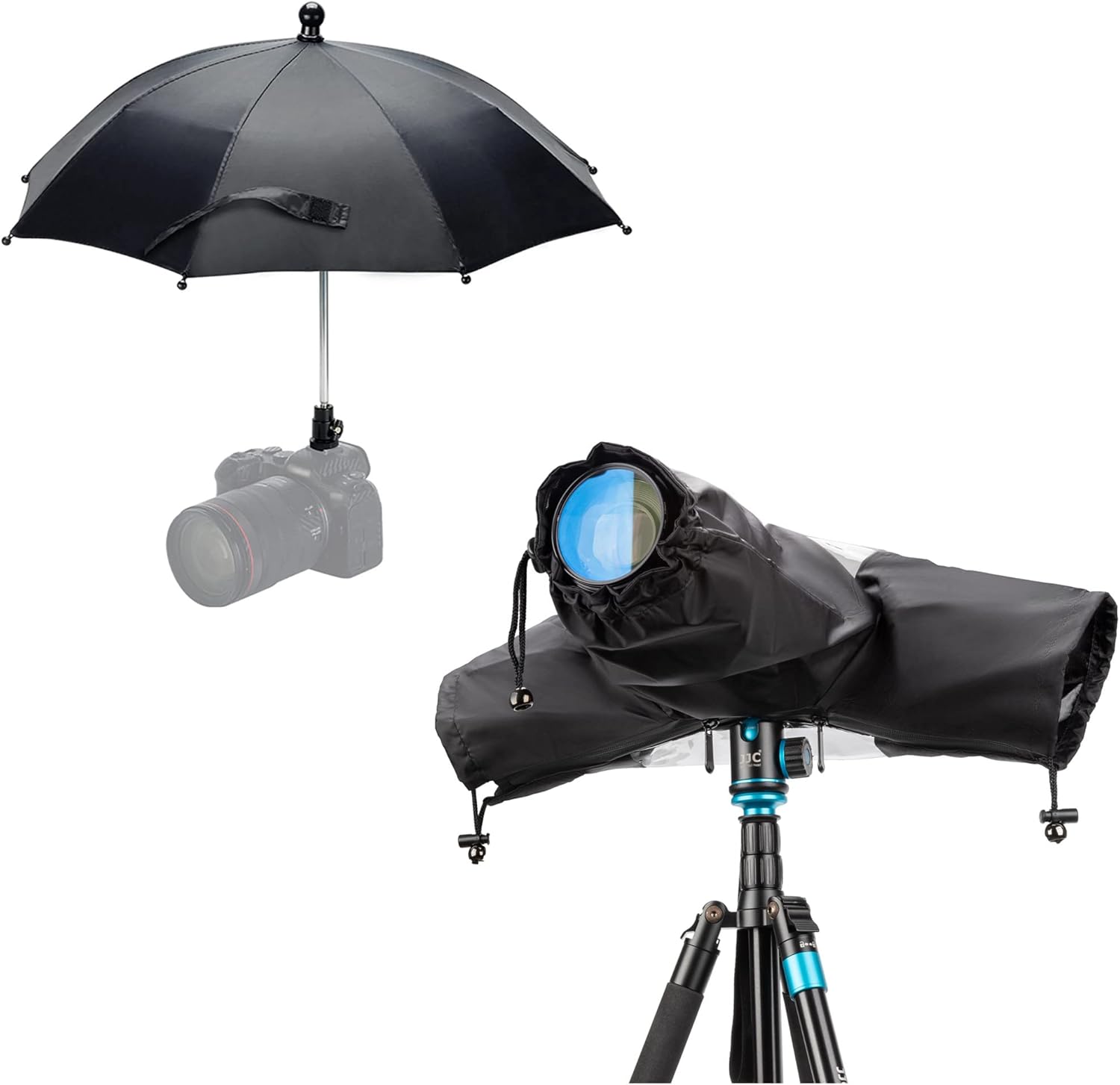 Camera Rain Cover + Camera Rain Umbrella：Camera Lens Rain