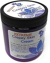 Diva Stuff Extreme Crepey Skin Body & Face Cream with Hyaluronic Acid, Alpha Hydroxy and more for Dry & Damaged Skin, 8oz - Unscented (Made in the USA)
