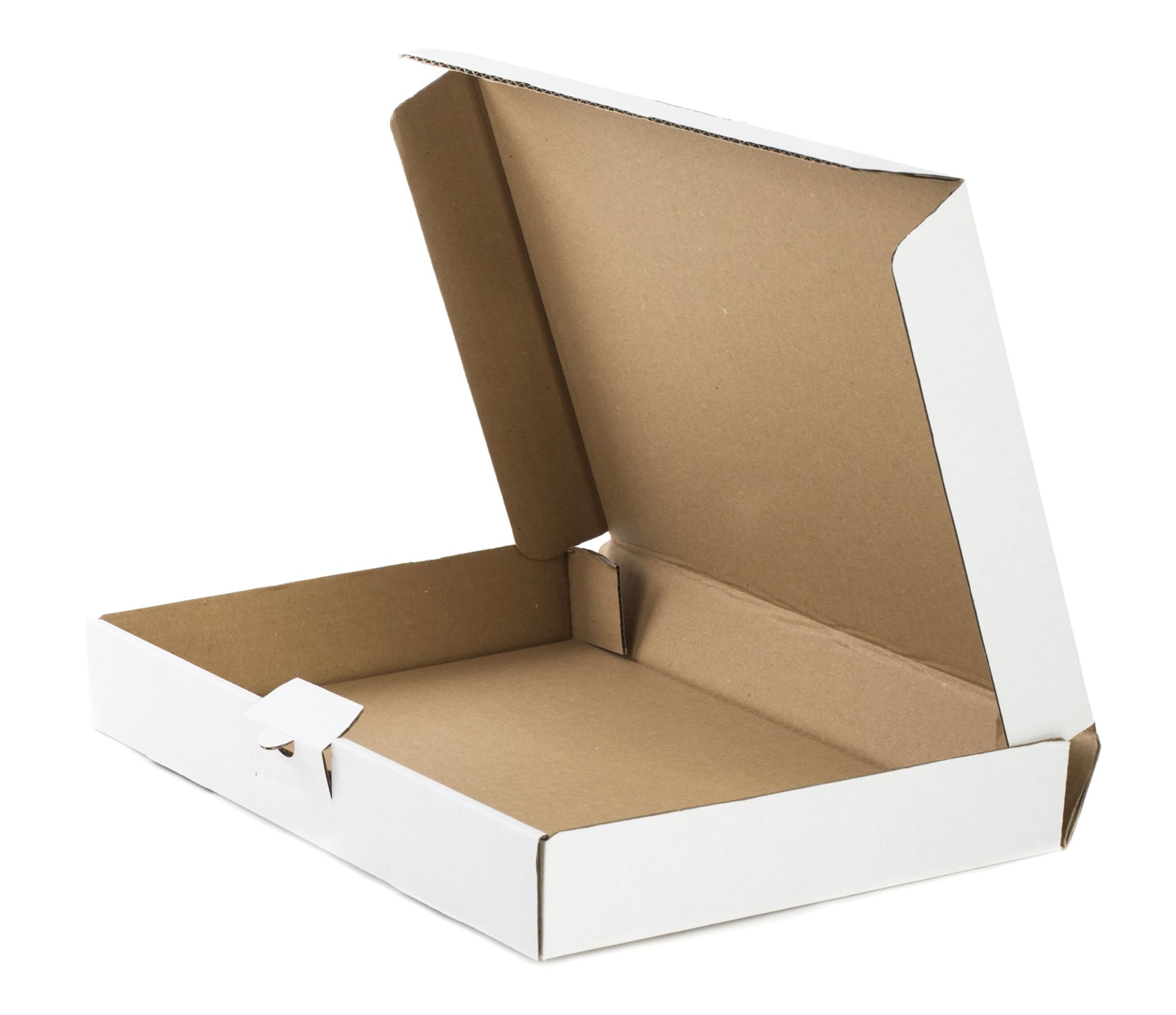 Opakowania, tektura falista, pudełko wysyłkowe, e-commerce, składane kartony z klapką, karton wysyłkowy, karton wysyłkowy, karton listowy 350 x 250 x 50 mm, biały, 100 szt