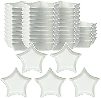 Vista 11 de SOCOSY Plato de cerámica multiusos en forma de estrella, platos para condimentos, platos para sushi, aperitivos, platos para servir, platos de 3