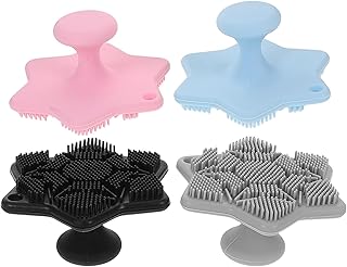 4pcs Silicone Facial Cleansing Brush Soft Fac...