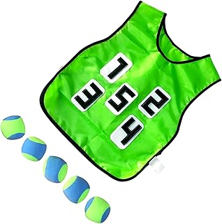 kesurpae Juguetes Favoritos para niños, Conjunto de Jersey Adhesivo con Bolas de Colores, Tela Oxford, Juegos multijugador, Juegos de Entrenamiento
