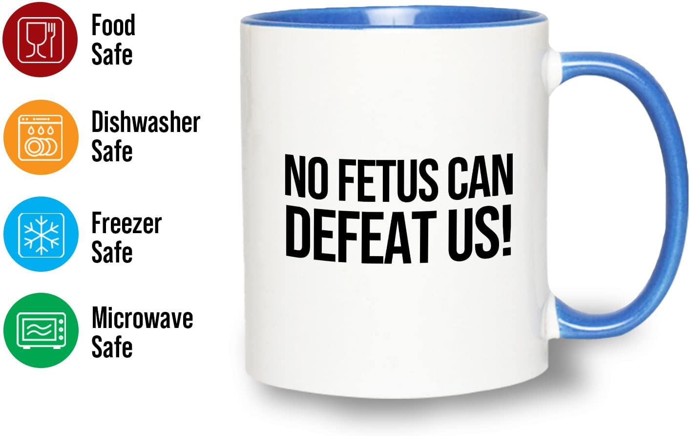 Bubble Hugs Nurse 2Tone Blue Mug 11oz - No fetus can - Labor Clinical Certified Nursing Assistant Surgical Emergency Oncology Practitioner