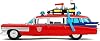 Jada Toys Transformers X Ghostbusters ECTO-1 Die-Cast Metal Model Car, 1:24 Scale, Red-white