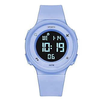 Time Up Digital Dial 6-12 Years Kids Alarm Waterproof Watch for Boys & Girls-COBO-X