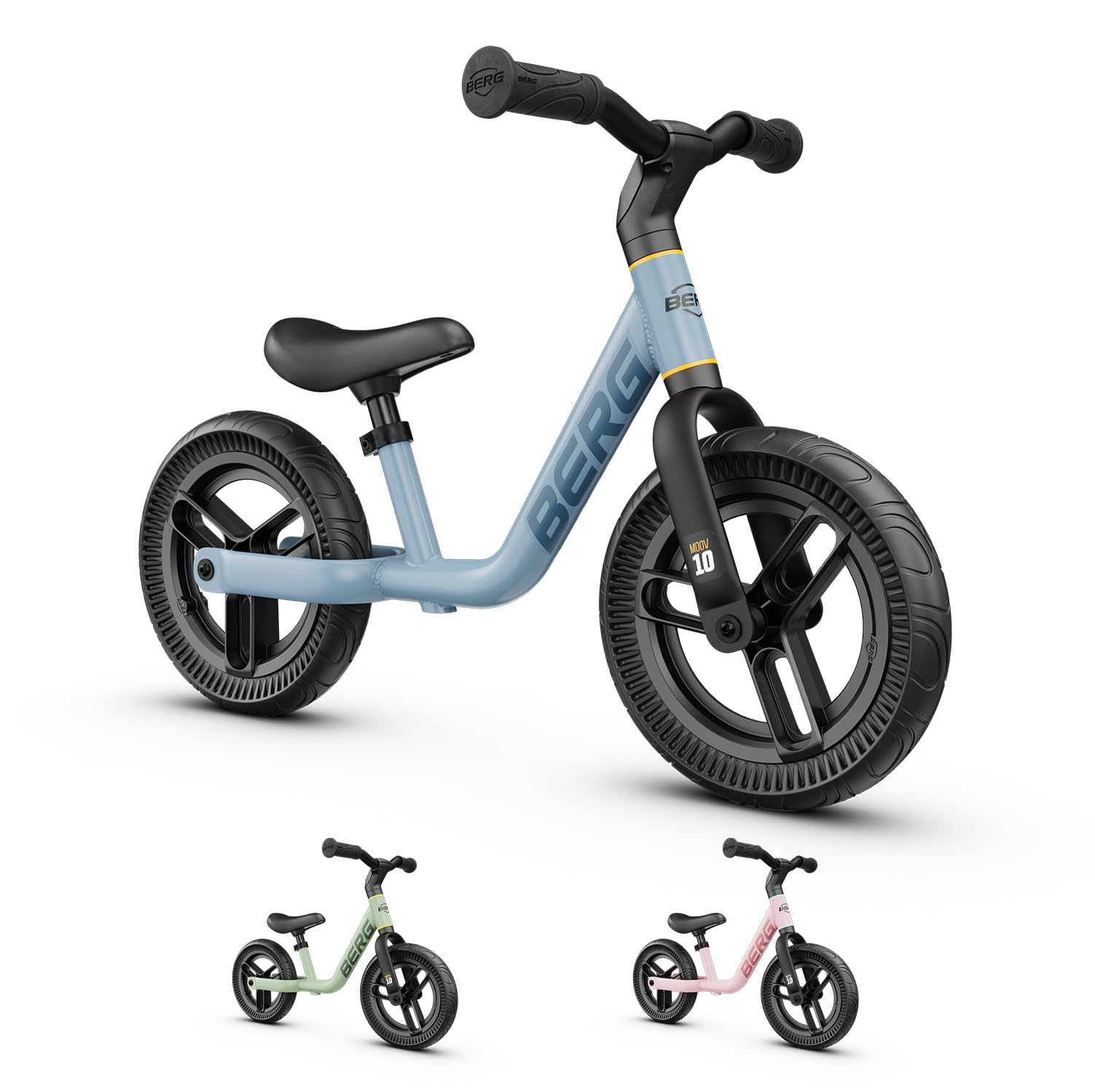 BERG MOOV Balance Bike Denim Blue 2+ Years - New Model 2025