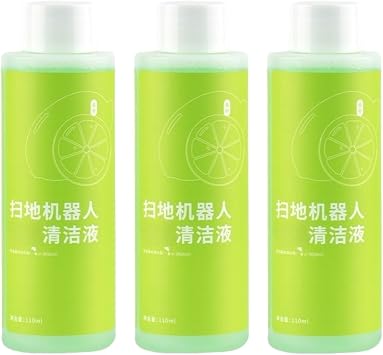 110ML Lime Flavor Floor Cleaning Solution, Compatible With ECOVACS Deebot OZMO U2/ 661/601/ 907 Smart/ T50 MAX PRO Omni/ X8 PRO OMNI/ X9 PRO Omni110mlx3