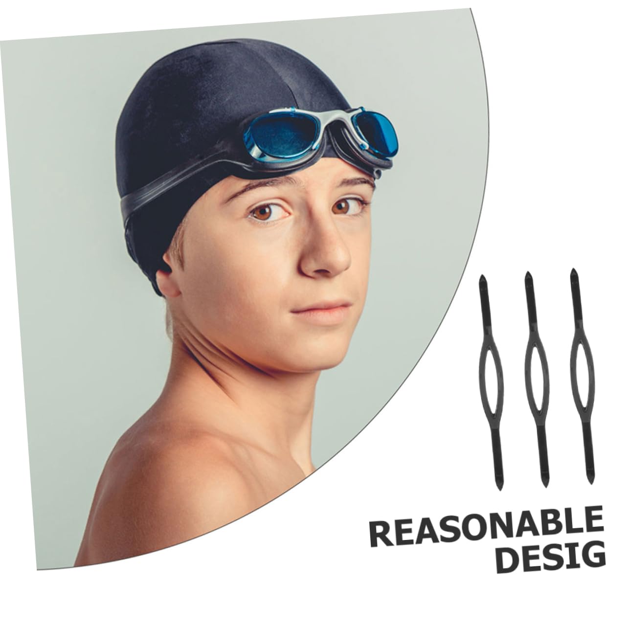 HANABASS 3 Stück Taucherbrillen Ersatzband Elastische Brillenband Bänder Für Brillen Abnehmbare Brillenbänder Silikonbänder Für Brillen Brillen Zubehör Brillen Bungee Gurte