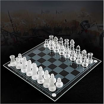クリスタルチェス　廃盤品 Amazon | Farigrut 国際チェス クリスタル チェスセット、オールガラス