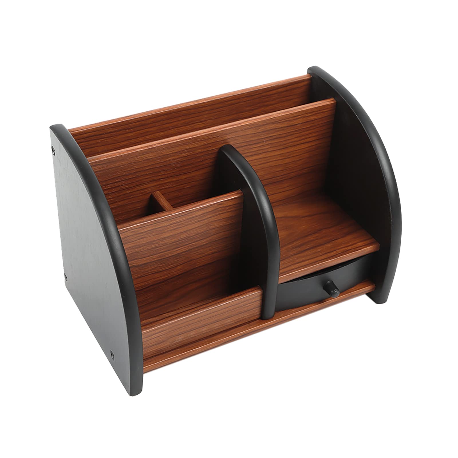 TaNeHaKi Portalápices de escritorio, organizador de madera, soporte para bolígrafos, caja de madera, oficina, escritorio, organizador, cajones, lápices, soporte para lápices, soporte de escritorio de
