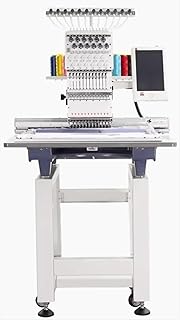Textil-Stickmaschine, 1–12 Köpfe, anpassbare Mehrnadel-Industrieausrüstung für kleine Unternehmen, 12/15 Nadeln, computergesteuert, automatisches Kappenhut, Bekleidung, Nähsystem mit LCD-Smart-Monitor