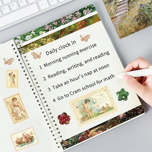 Miniatura 7 de Bloc de papel para álbum de recortes de una cara de 6 x 6 pulgadas, 48 hojas decorativas, paquete de papel de diario, cartulina estampada para